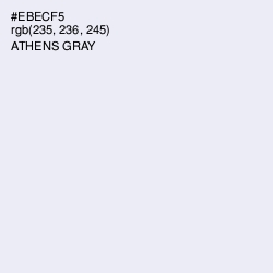 #EBECF5 - Athens Gray Color Image